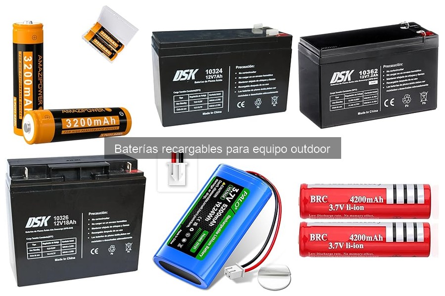 Guía de compra de baterías recargables para equipo outdoor