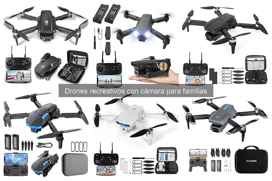 ** Guía de compra de drones recreativos con cámara para familias