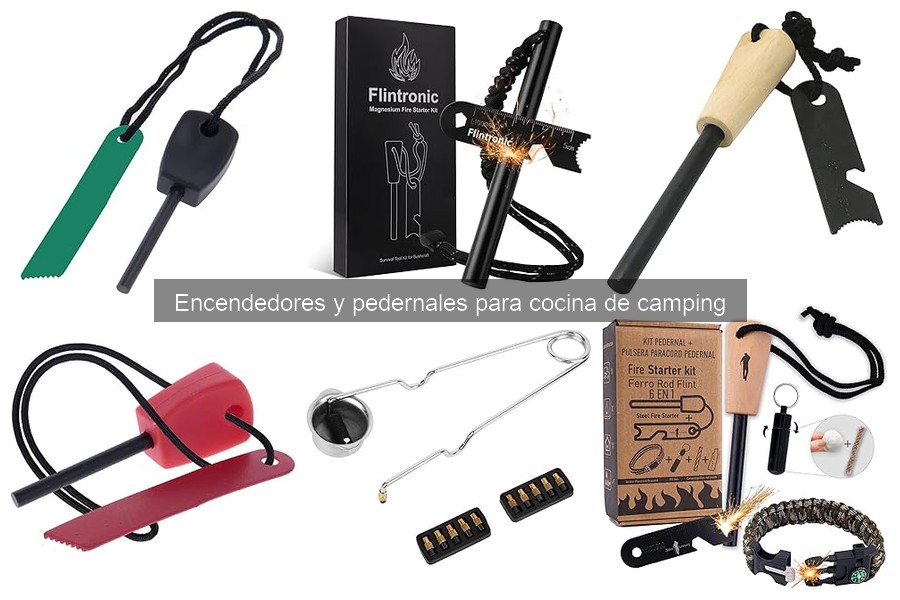 Guía de compra de encendedores y pedernales para camping