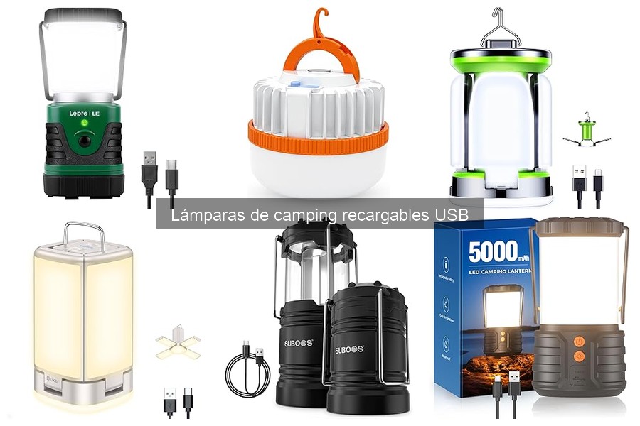 Guía de compra de lámparas de camping recargables USB