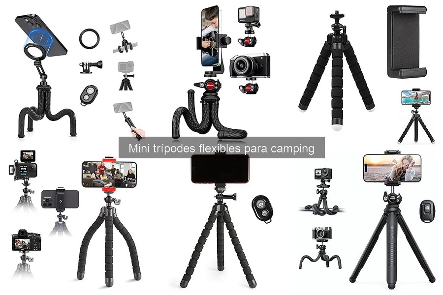 Guía de compra de mini trípodes flexibles para camping