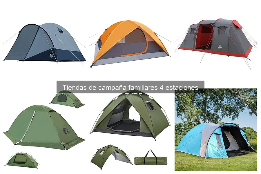 Guía de compra: Tiendas de campaña familiares 4 estaciones
