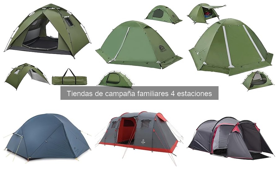 Guía de Instalación para Tiendas de Campaña Familiares 4 Estaciones