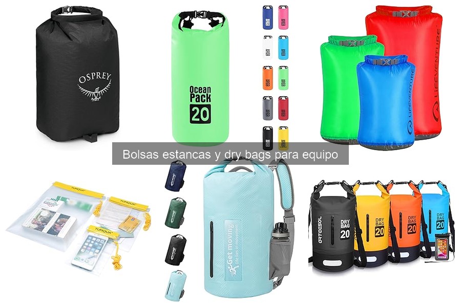 Guía de Mantenimiento para Bolsas Estancas y Dry Bags