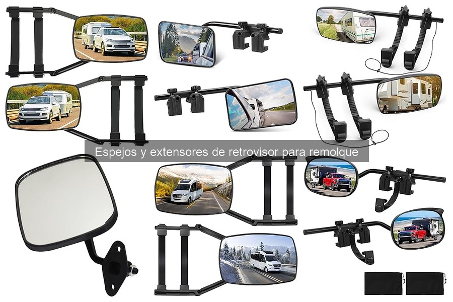 Guía de mantenimiento para espejos y extensores de remolque