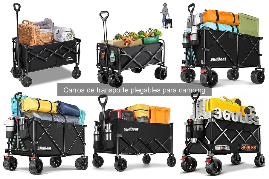Guía de uso y mantenimiento de carros plegables para camping