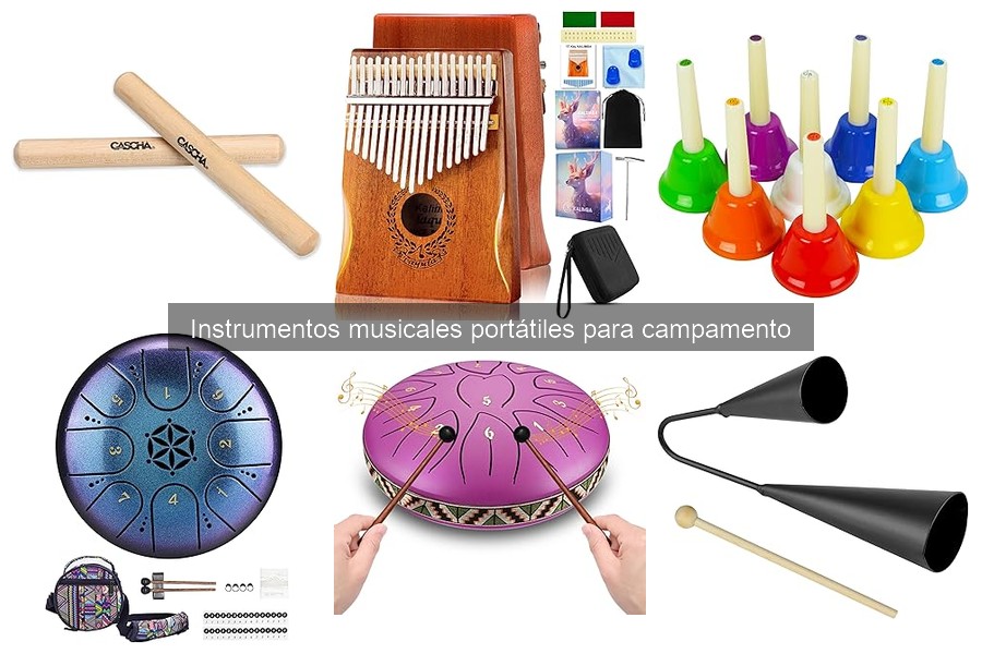 Guía para comprar instrumentos musicales portátiles para camping