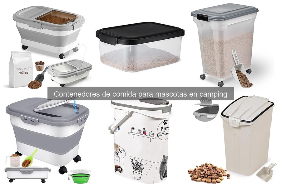 Guía para elegir contenedores de comida para mascotas en camping