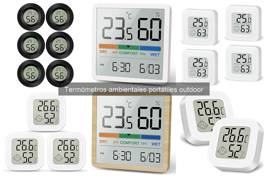 Guía para elegir el mejor termómetro ambiental portátil