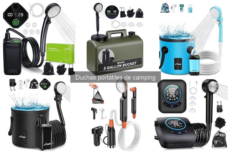 Guía para elegir la mejor ducha portátil de camping