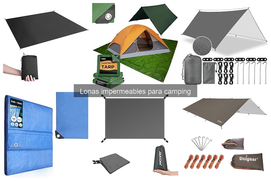 Guía para Elegir la Mejor Lona Impermeable para Camping