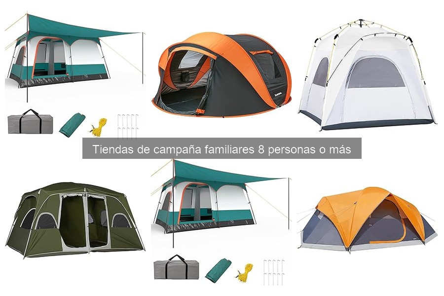 Guía para elegir la mejor tienda de campaña familiar grande