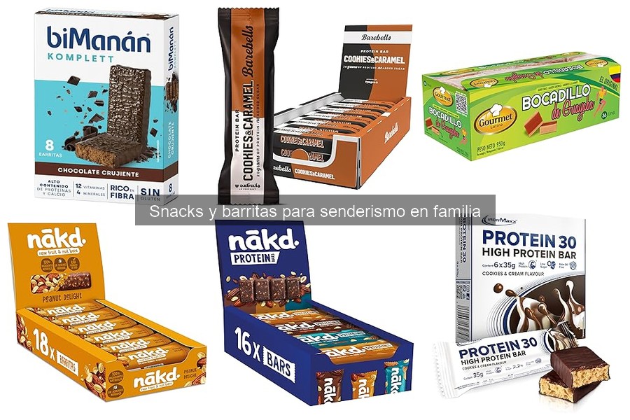 Guía para Elegir Snacks Saludables en Senderismo Familiar