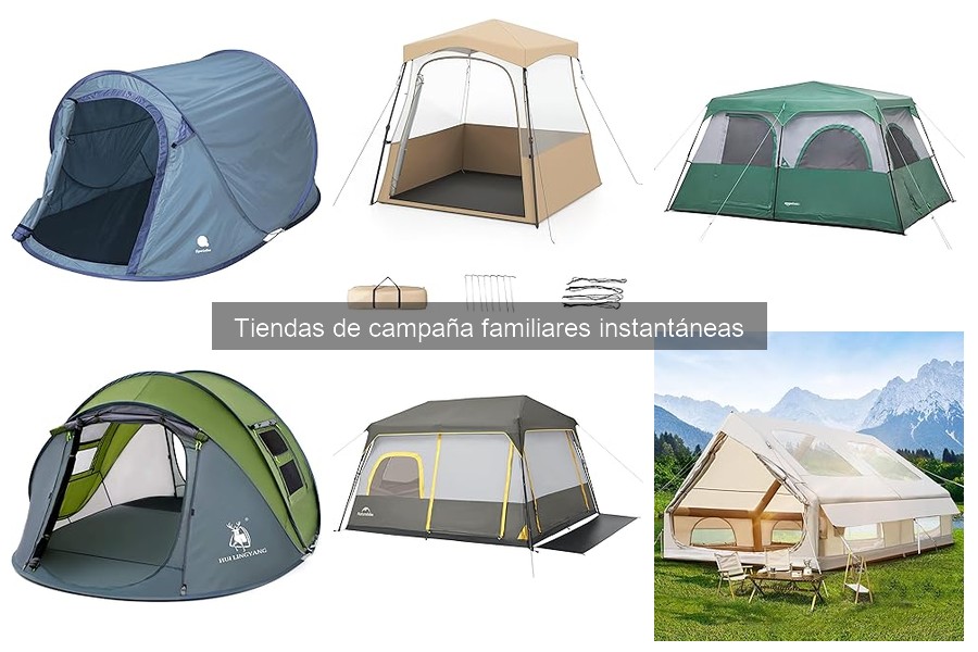Guía para Instalar una Tienda de Camping Familiar Instantánea