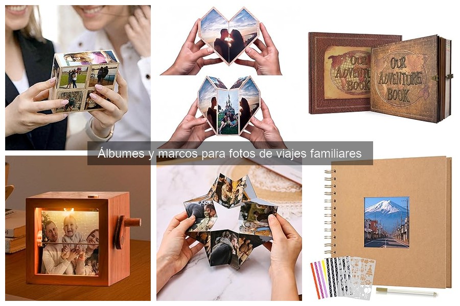 Ideas creativas para diseñar álbumes de viajes familiares