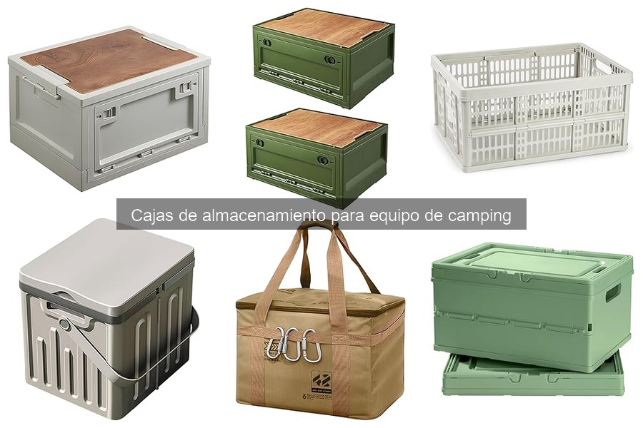 Ideas creativas para usar cajas de almacenamiento en camping