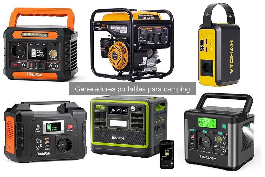 Impacto ambiental de generadores portátiles para camping