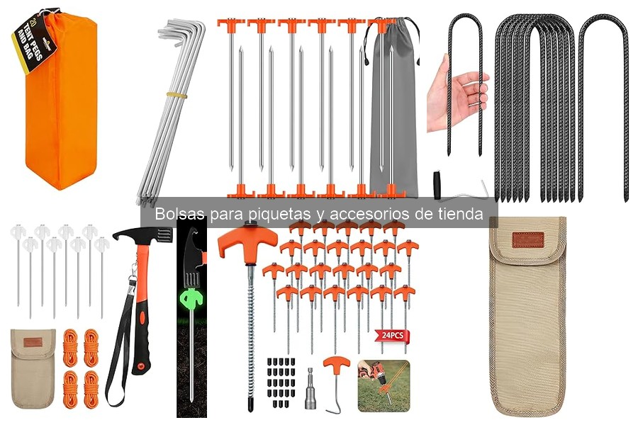 Importancia de usar bolsas para piquetas de tienda