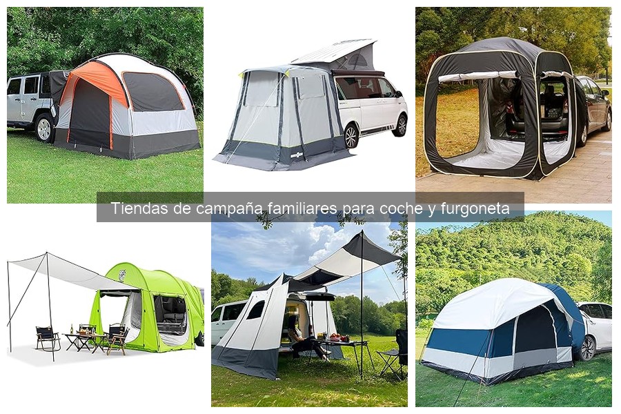 Instala fácilmente tu tienda de campaña familiar para coche