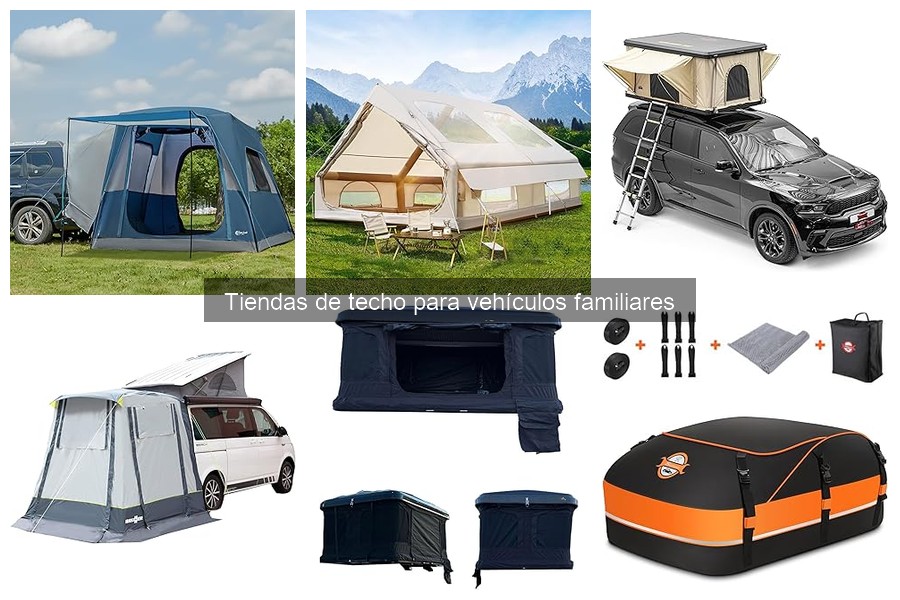 Instrucciones para Instalar una Tienda de Techo en un Vehículo Familiar