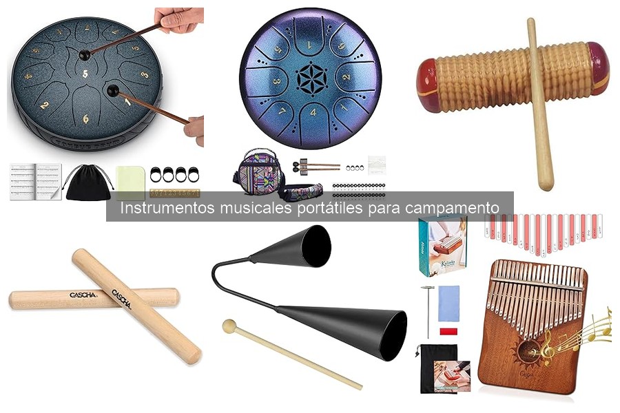 Instrumentos Musicales Portátiles para Grupos Grandes en Camping
