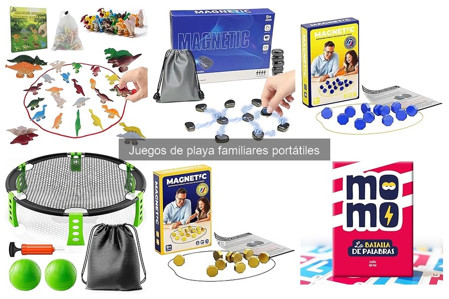 Juegos de playa portátiles para niños: mejores opciones por edad