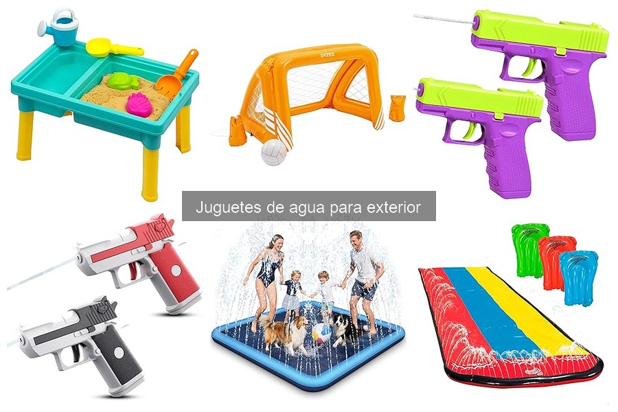 Juguetes de agua seguros para niños: ¡Compara y elige bien!