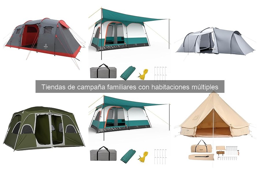 Las mejores ofertas en tiendas de campaña familiares 2023
