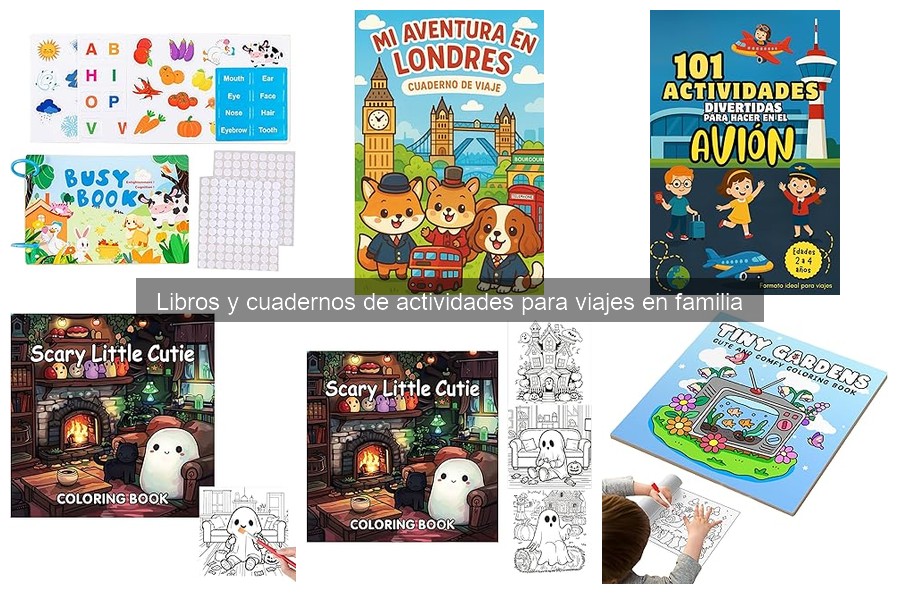 Libros y Cuadernos de Actividades para Viajes en Familia