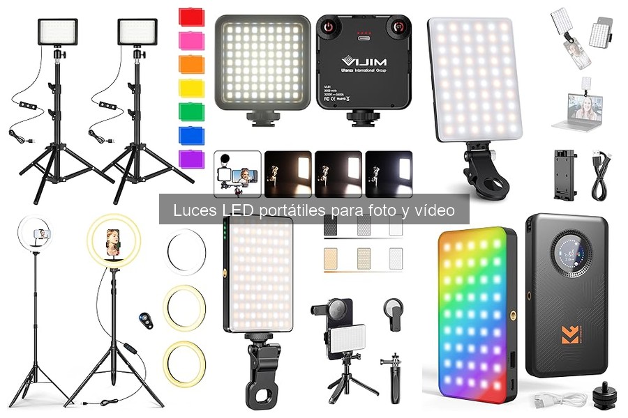 ** Luces LED Portátiles: ¿Son Ideales para Principiantes en Fotografía?