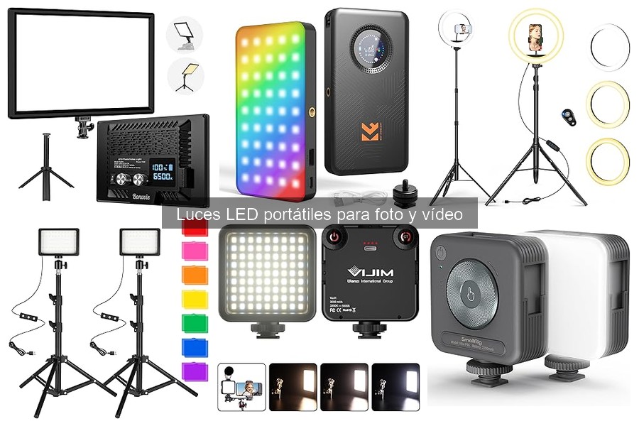 Luces LED portátiles vs. luces fijas: ¿Cuál elegir para video?
