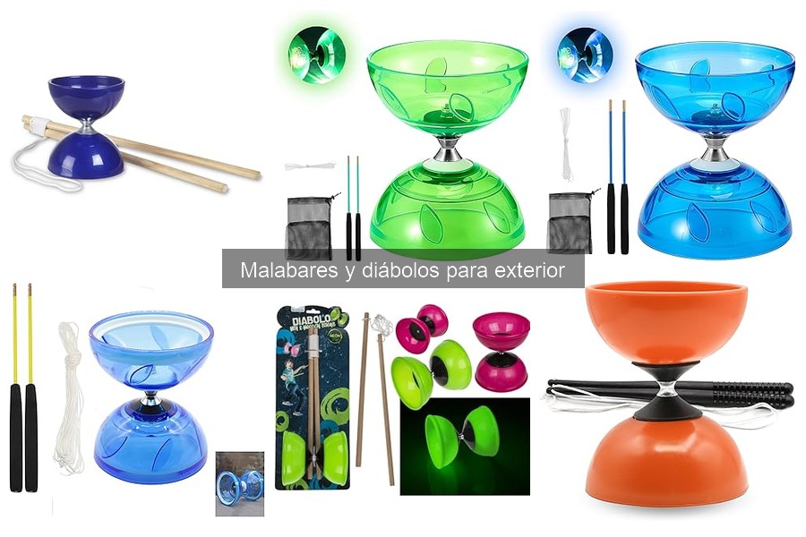 Malabares y diábolos para exterior: ¿Qué son y cómo usarlos?