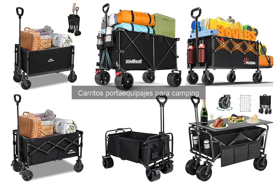 Mantenimiento de carritos portaequipajes para camping