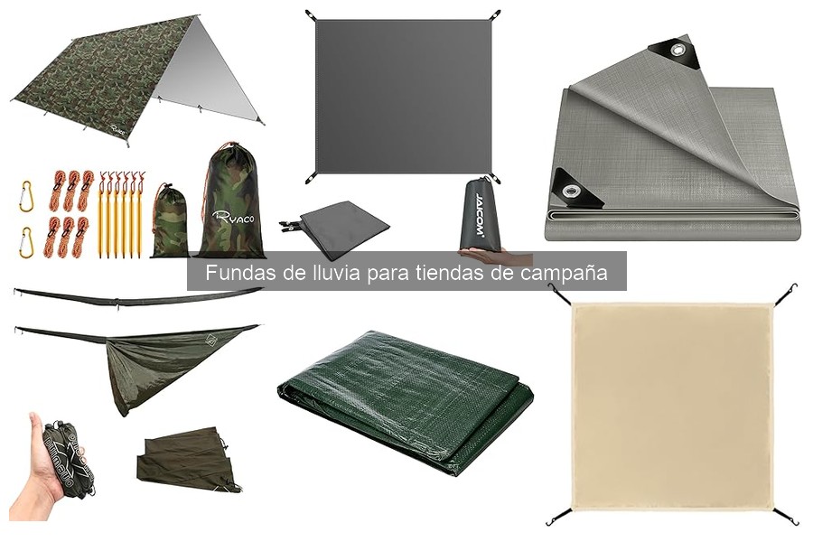 Mantenimiento de fundas de lluvia para tiendas de campaña