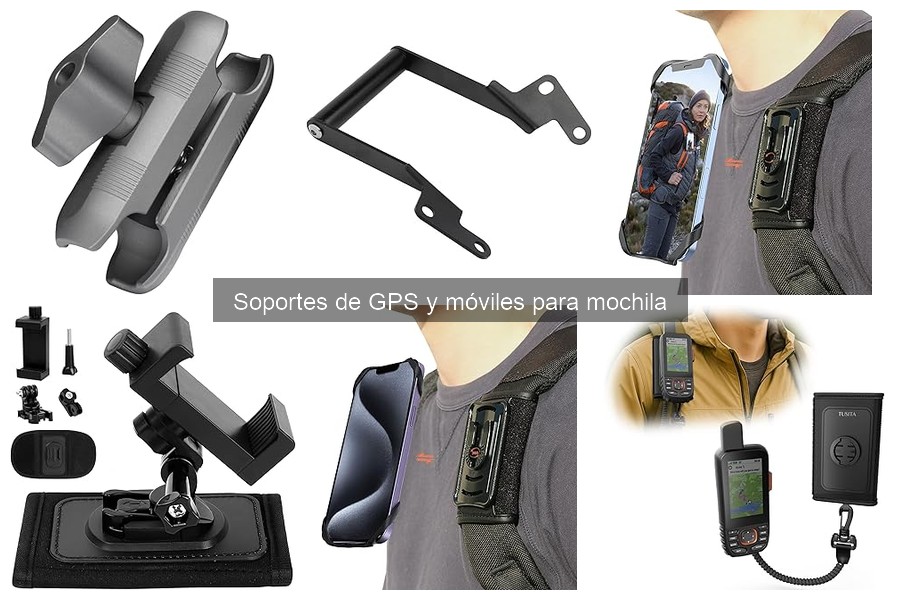 Mantenimiento de Soportes de GPS y Móviles para Mochila