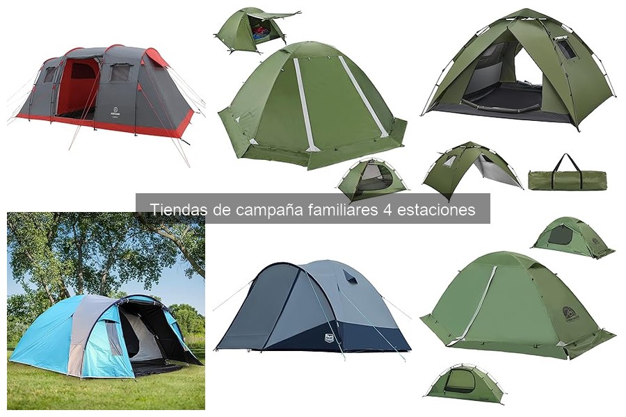 Mantenimiento de Tiendas de Campaña Familiares 4 Estaciones