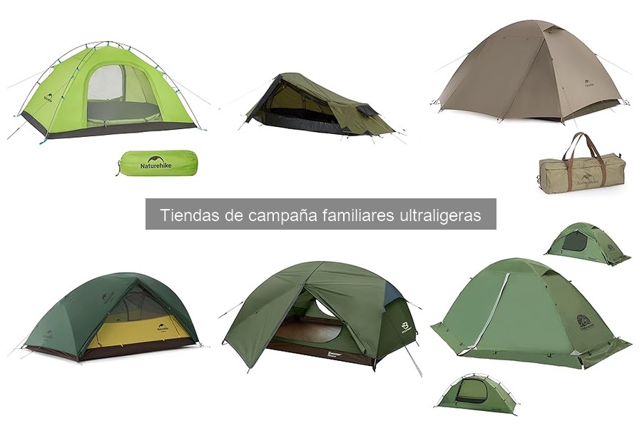 Mantenimiento y limpieza de tiendas de campaña ultraligeras