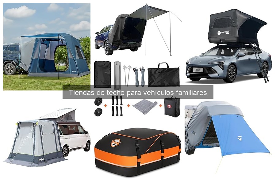Mantenimiento y limpieza de tiendas de techo para vehículos familiares
