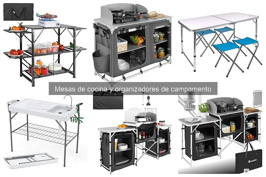 Materiales ideales para mesas de cocina de campamento