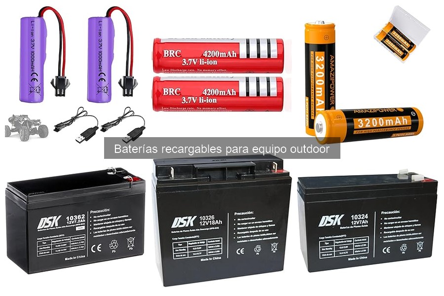 Mejora tu experiencia outdoor eligiendo baterías recargables
