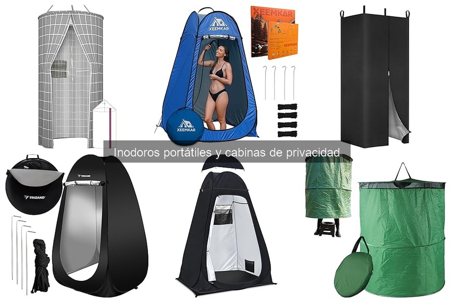 Mejores accesorios para inodoros portátiles en camping