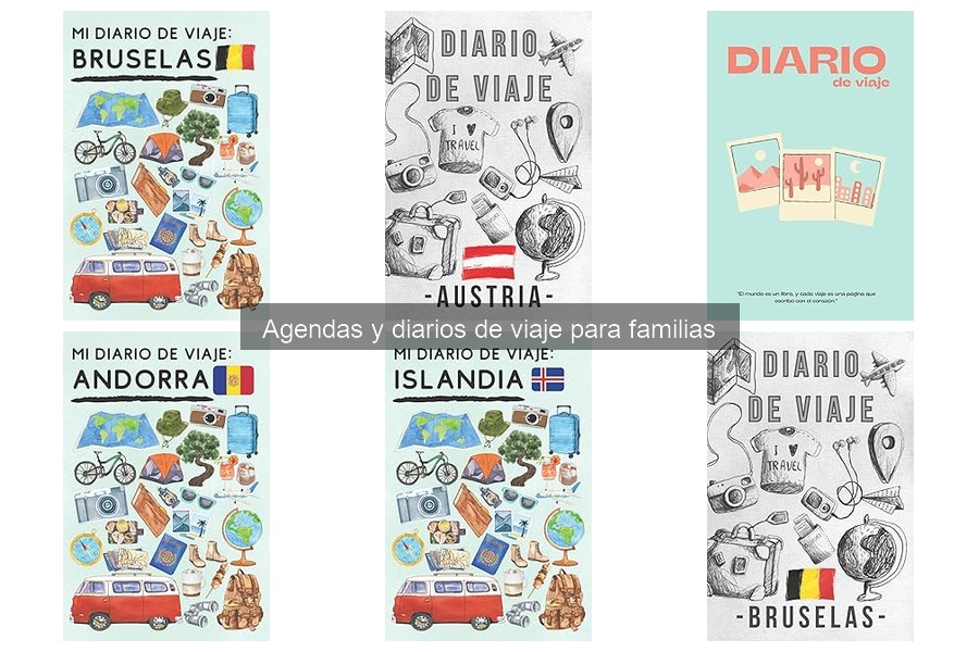 Mejores agendas y diarios de viaje para familias en 2023