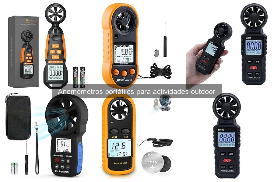 Mejores anemómetros portátiles para camping y senderismo