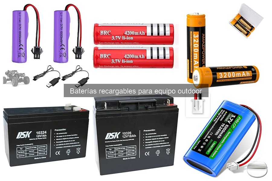 Mejores baterías recargables para camping: comparativa 2023