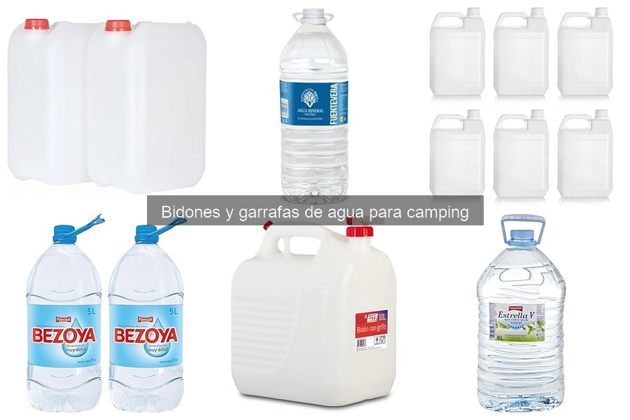 Mejores bidones de agua para actividades al aire libre
