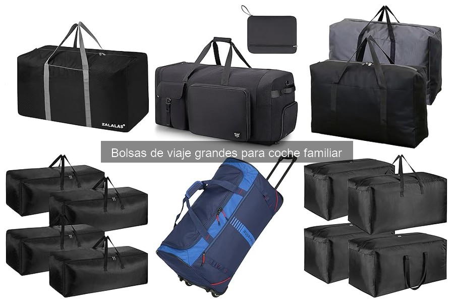 Mejores bolsas de viaje grandes para coche familiar: comparativa