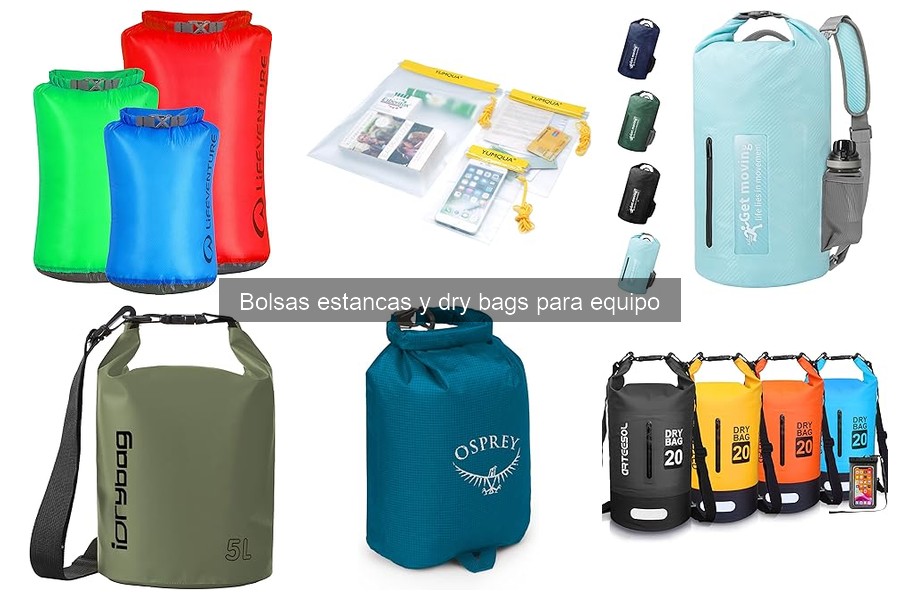 Mejores bolsas estancas para camping en familia: comparativa