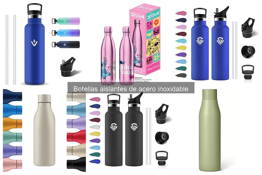 Mejores botellas aislantes de acero inoxidable para camping