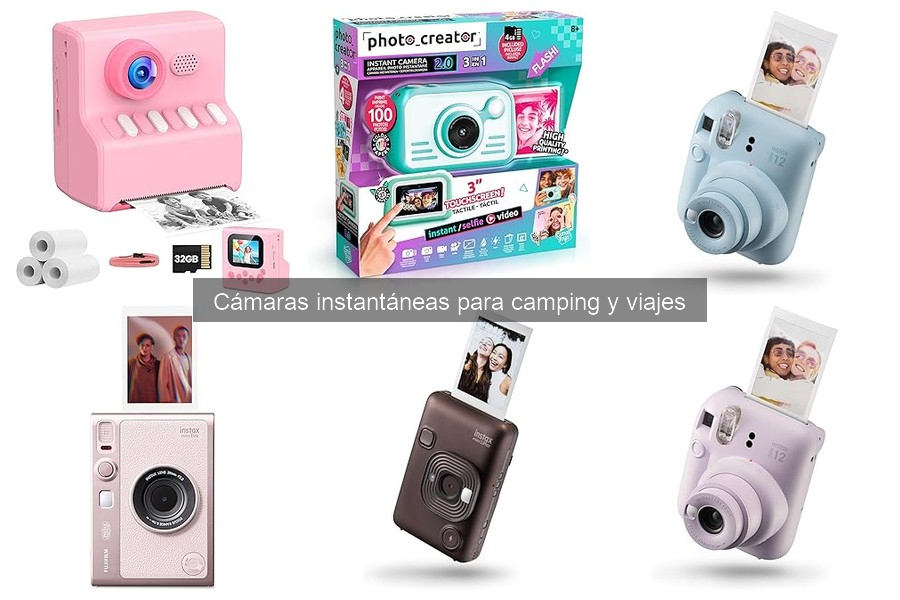 Mejores cámaras instantáneas para familias en camping