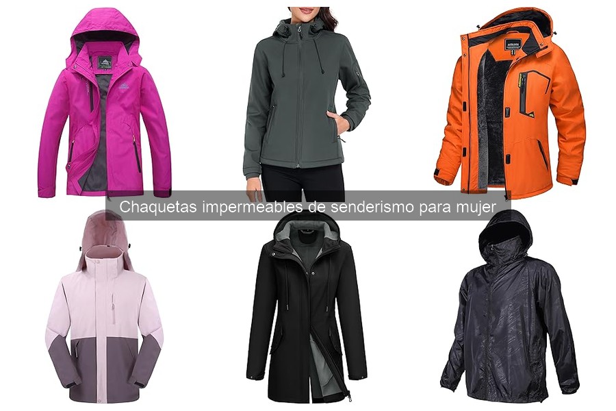 Mejores chaquetas impermeables de senderismo para mujer 2023